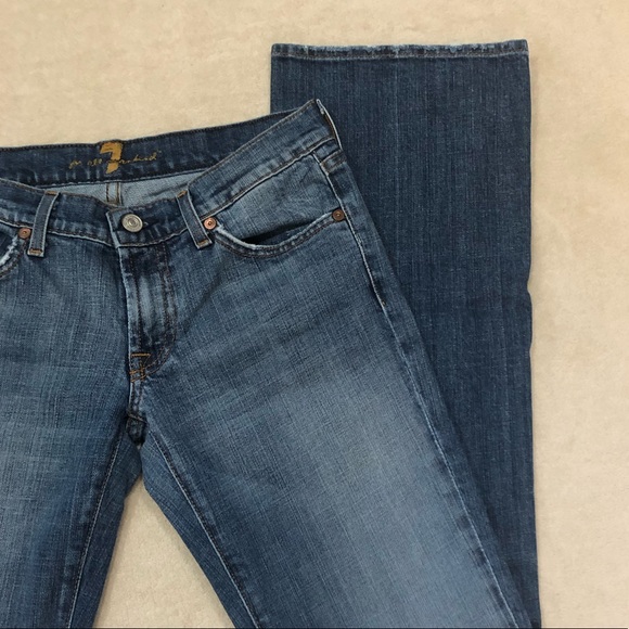 7 For All Mankind Women’s Bootcut Jeans, Size 27 - Picture 3 of 8